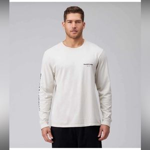 Talentless MENS LONG SLEEVE TEE - CIRCLE LOGO color Bone